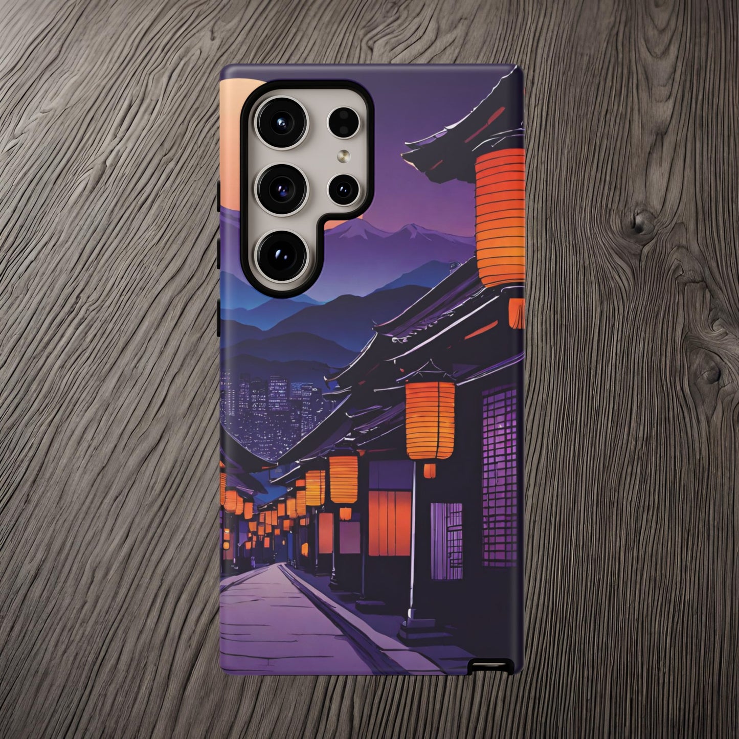 Traditional Japanese Village Countryside-Dual Layer Ultra Tough Phone Case Samsung Galaxy S24 Ultra Matte Printify by The Night Shift Automotive Apparel