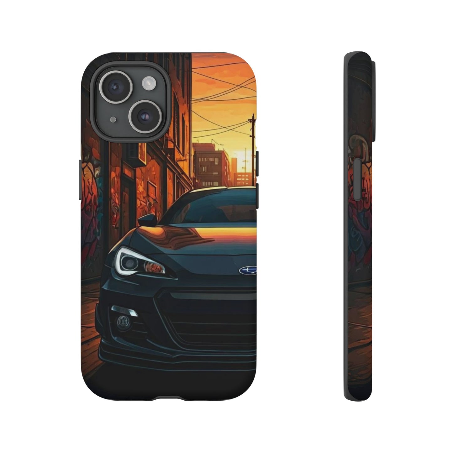 Subaru BRZ Street Life-Dual Layer Ultra Tough Phone Case Printify by The Night Shift Automotive Apparel