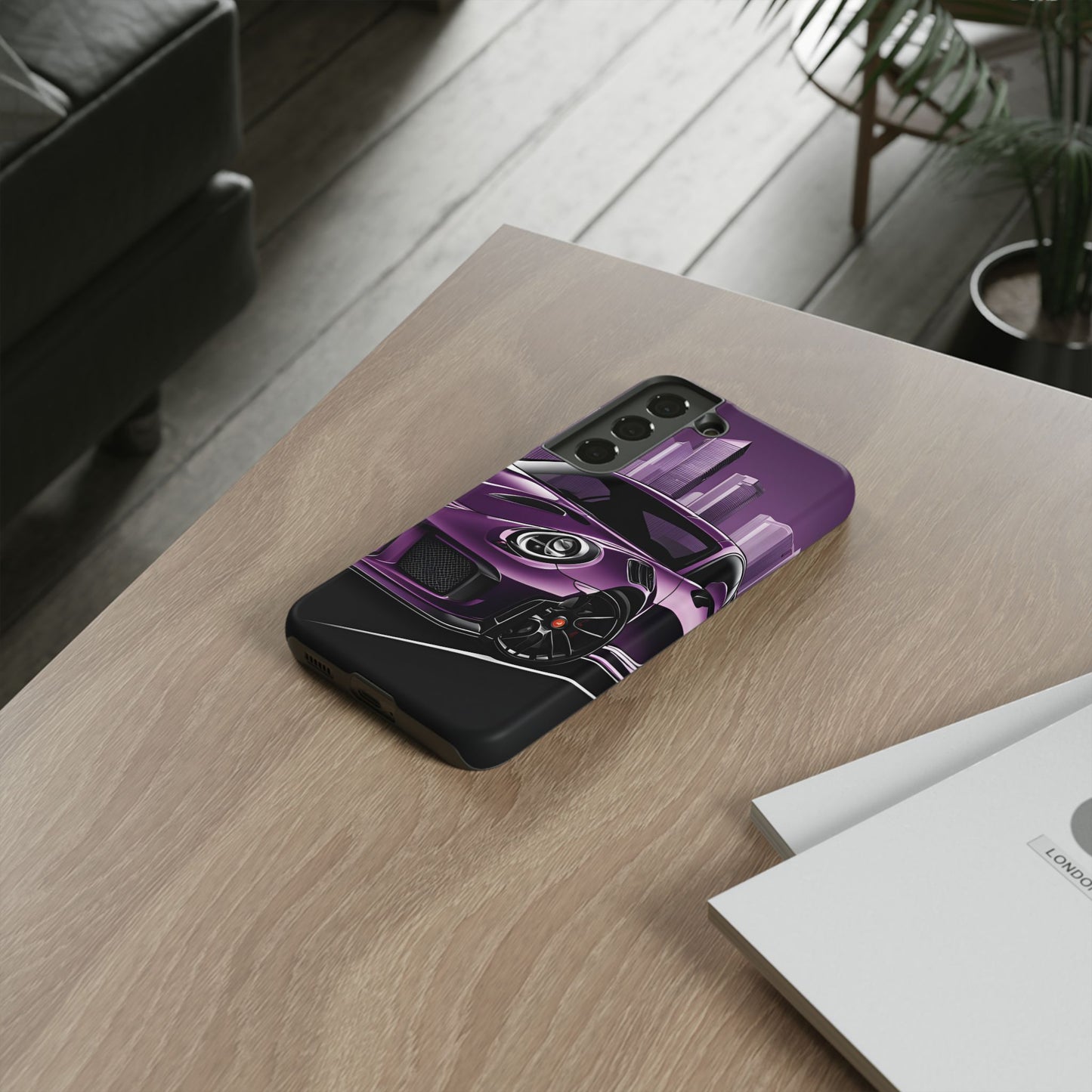 Porsche 911 GT3 RS-Dual Layer Ultra Tough Phone Case Samsung Galaxy S22 Matte Printify by The Night Shift Automotive Apparel