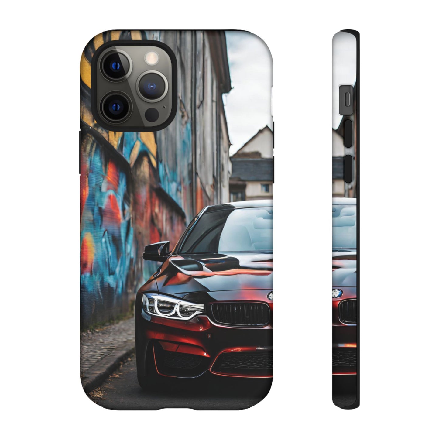 BMW M3/M4-Dual Layer Ultra Tough Phone Case iPhone 12 Pro Matte Printify by The Night Shift Automotive Apparel