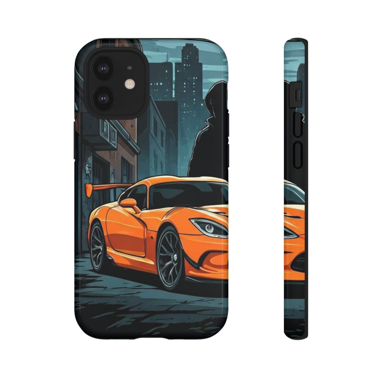Dodge Viper SRT-10 Street Life-Dual Layer Ultra Tough Phone Case iPhone 12 Mini Glossy Printify by The Night Shift Automotive Apparel