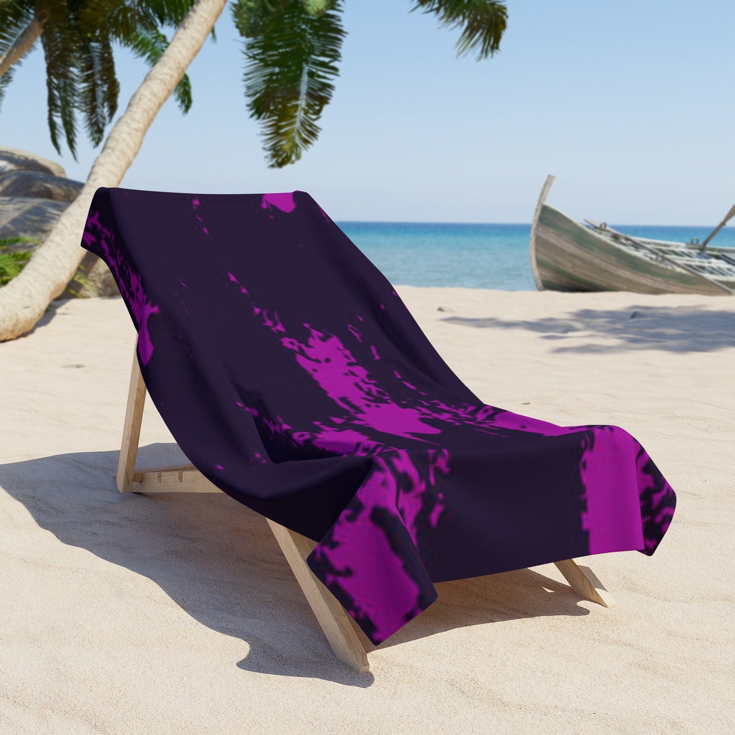 Premium Beach & Shower Towel 36" × 72" Printify by The Night Shift Automotive Apparel