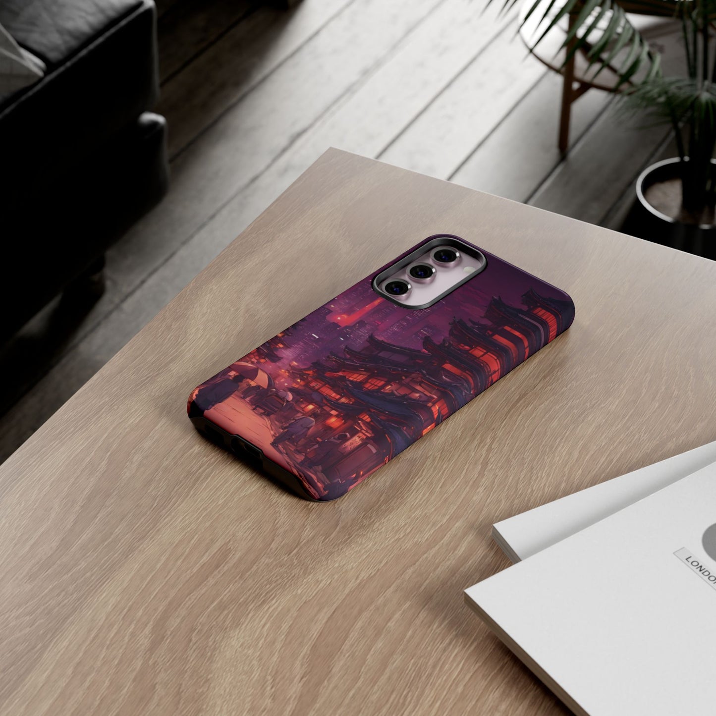 Traditional Japanese Village Countryside-Dual Layer Ultra Tough Phone Case Samsung Galaxy S23 Plus Glossy Printify by The Night Shift Automotive Apparel