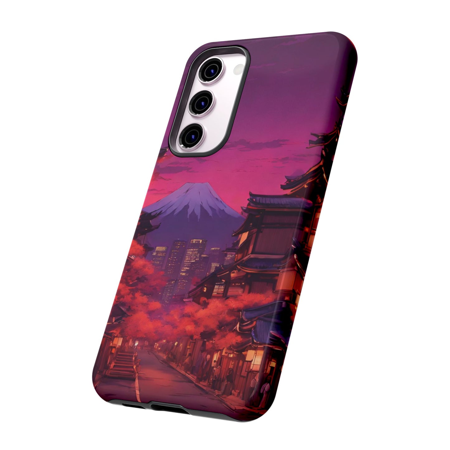 Traditional Japanese Village Countryside-Dual Layer Ultra Tough Phone Case Printify by The Night Shift Automotive Apparel