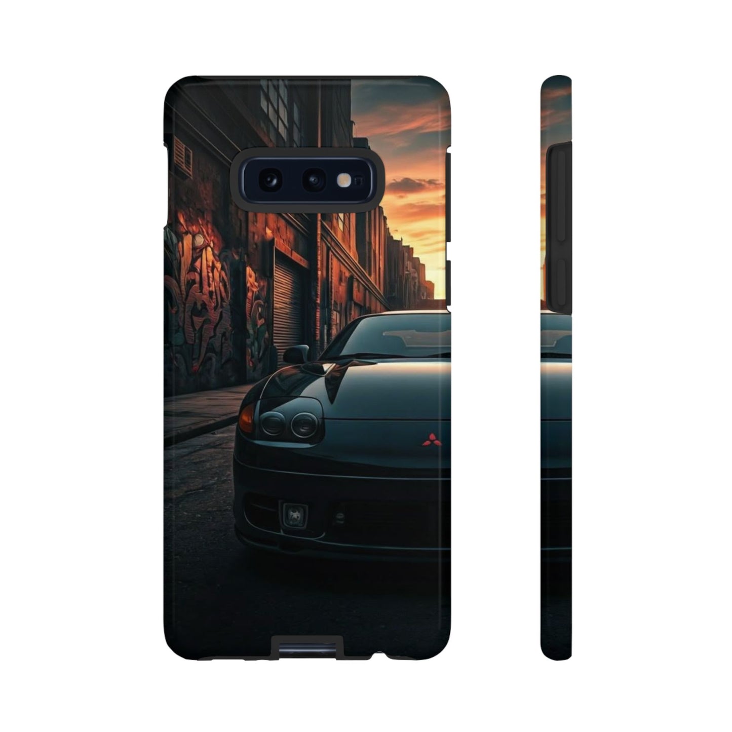 Mitsubishi 3000GT VR4 Street Life-Dual Layer Ultra Tough Phone Case Samsung Galaxy S10E Glossy Printify by The Night Shift Automotive Apparel
