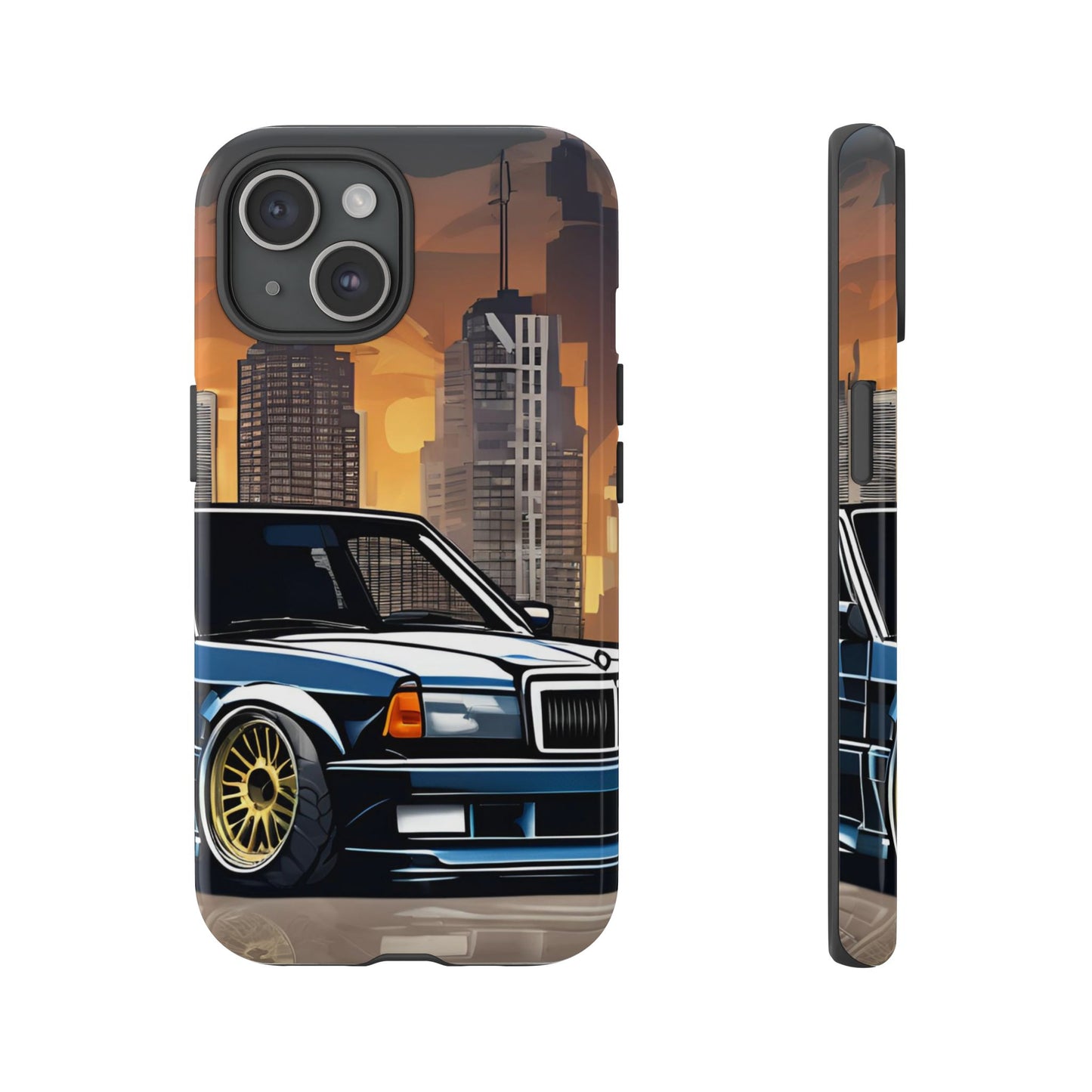 Mercedes Benz 190e Evo-Dual Layer Ultra Tough Phone Case Printify by The Night Shift Automotive Apparel