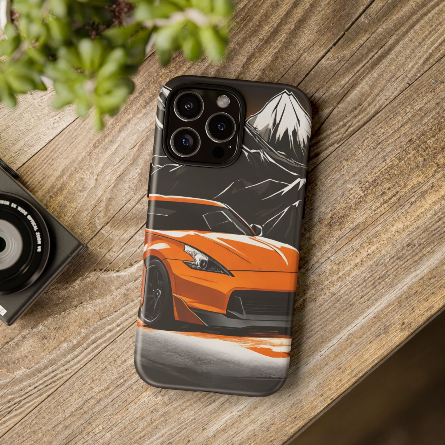 Nissan 370Z Mt Fuji-Dual Layer Ultra Tough Phone Case iPhone 16 Pro Max Matte Printify by The Night Shift Automotive Apparel