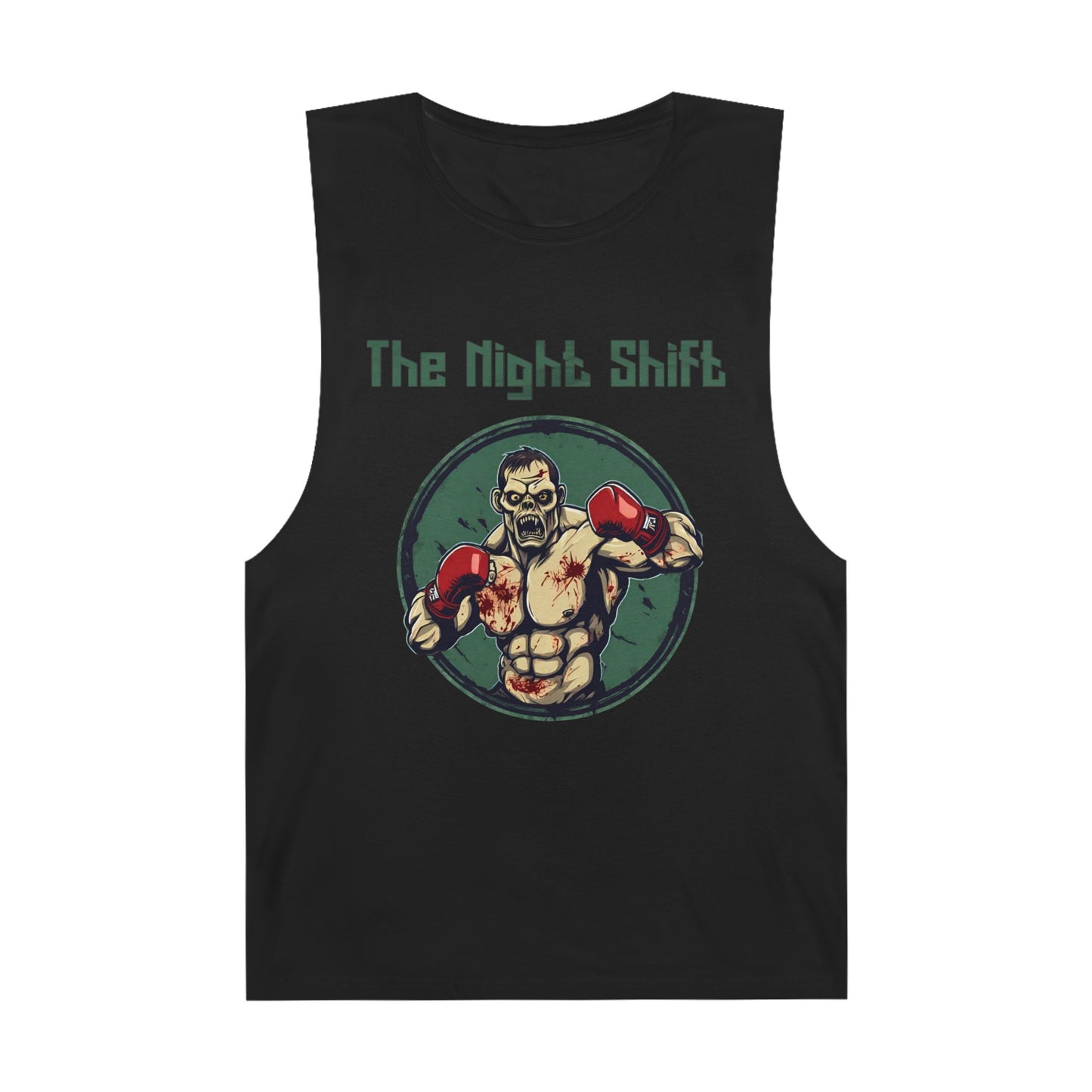 Zombie Boxing World Champion - Premium Unisex Barnard Tank Top Black Printify by The Night Shift Automotive Apparel