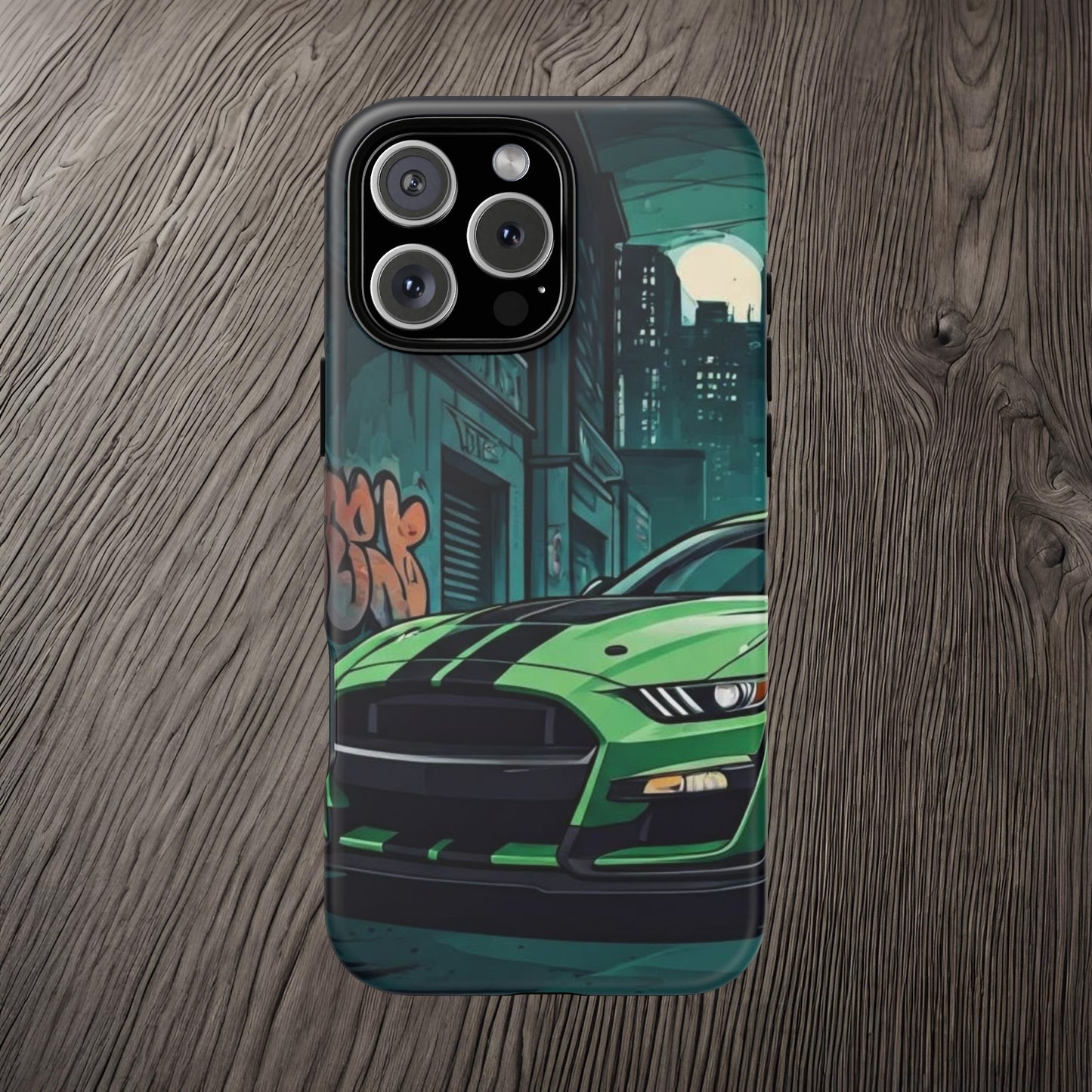 Ford Mustang Shelby GT500 Street Life-Dual Layer Ultra Tough Phone Case Printify by The Night Shift Automotive Apparel