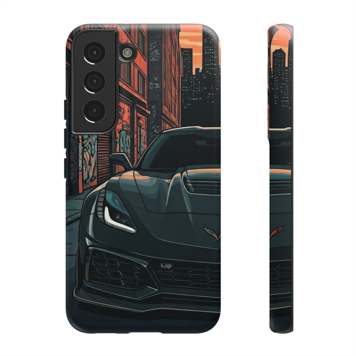 Chevy Corvette C7 Street Life-Dual Layer Ultra Tough Phone Case Printify by The Night Shift Automotive Apparel