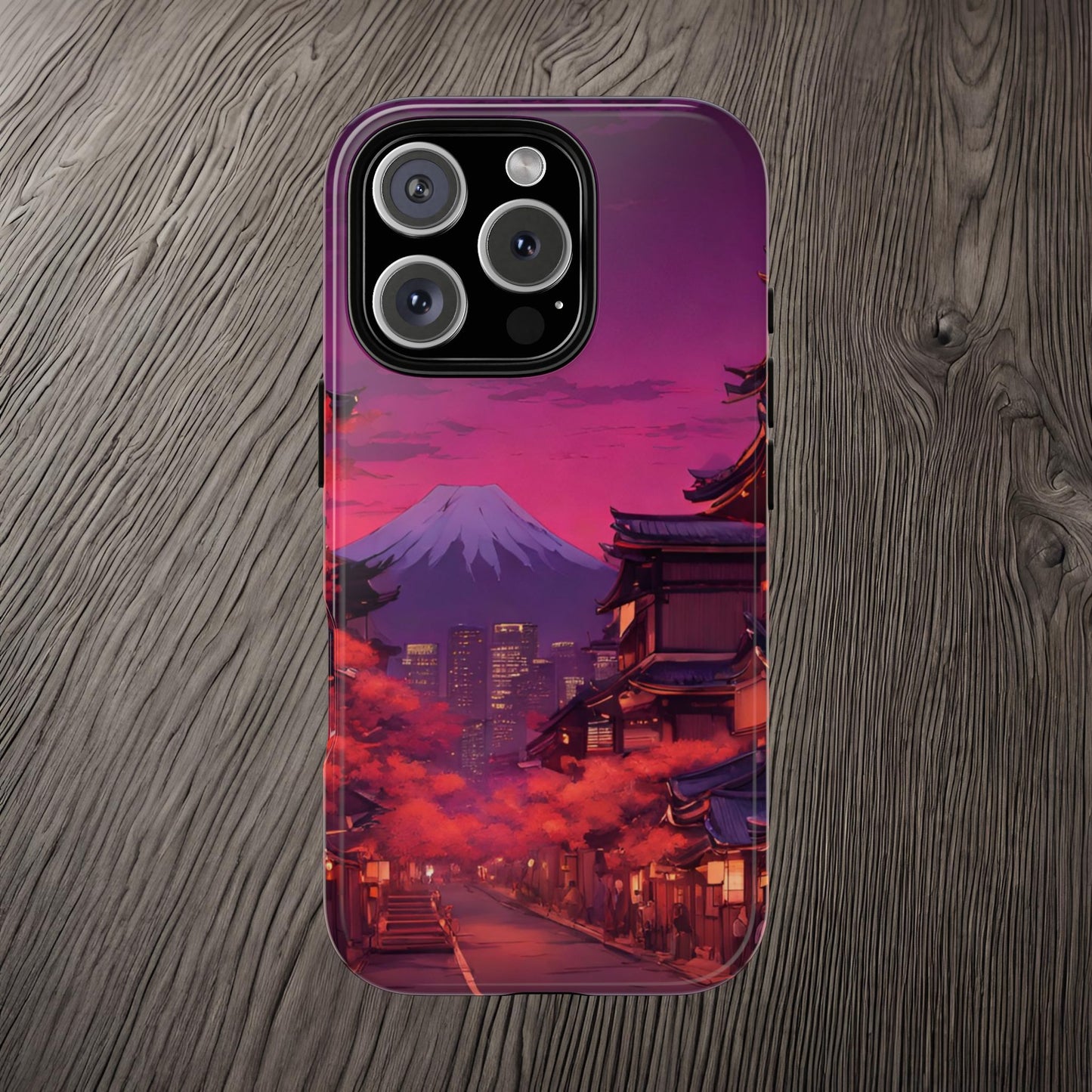 Traditional Japanese Village Countryside-Dual Layer Ultra Tough Phone Case Printify by The Night Shift Automotive Apparel