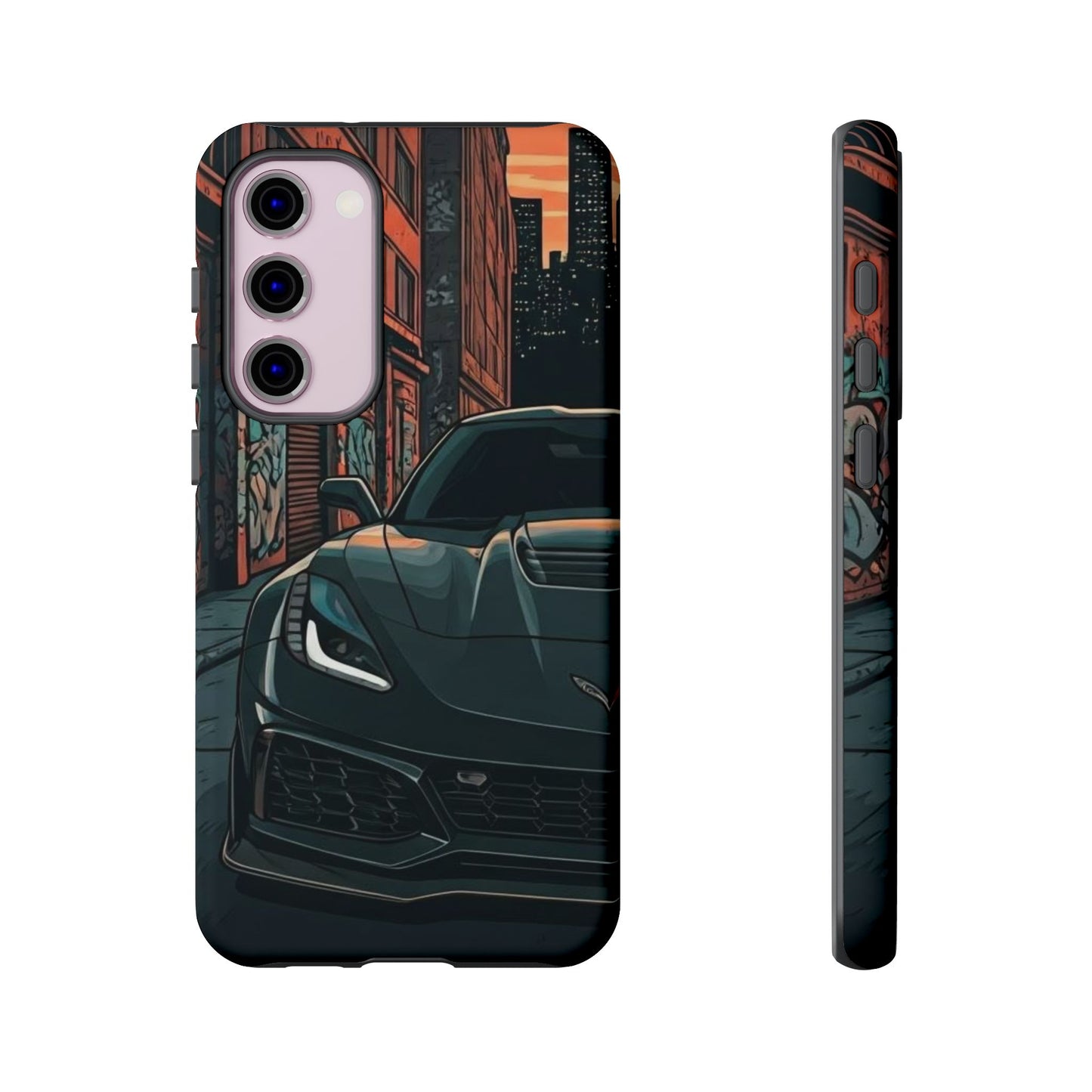 Chevy Corvette C7 Street Life-Dual Layer Ultra Tough Phone Case Printify by The Night Shift Automotive Apparel
