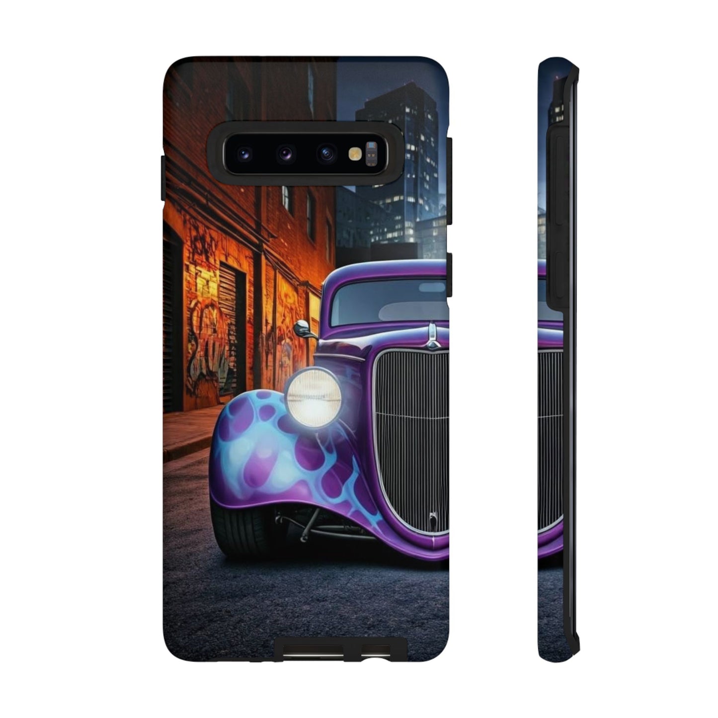 1934 Ford Street Life-Dual Layer Ultra Tough Phone Case Samsung Galaxy S10 Matte Printify by The Night Shift Automotive Apparel