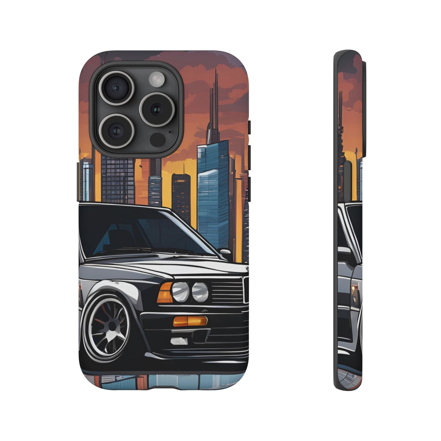 BMW E30 M3-Dual Layer Ultra Tough Phone Case Printify by The Night Shift Automotive Apparel