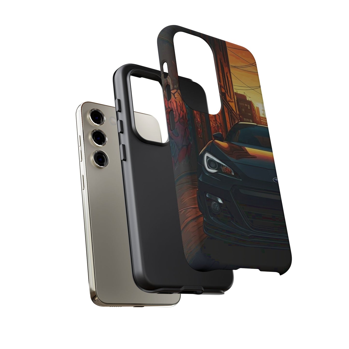 Subaru BRZ Street Life-Dual Layer Ultra Tough Phone Case Printify by The Night Shift Automotive Apparel
