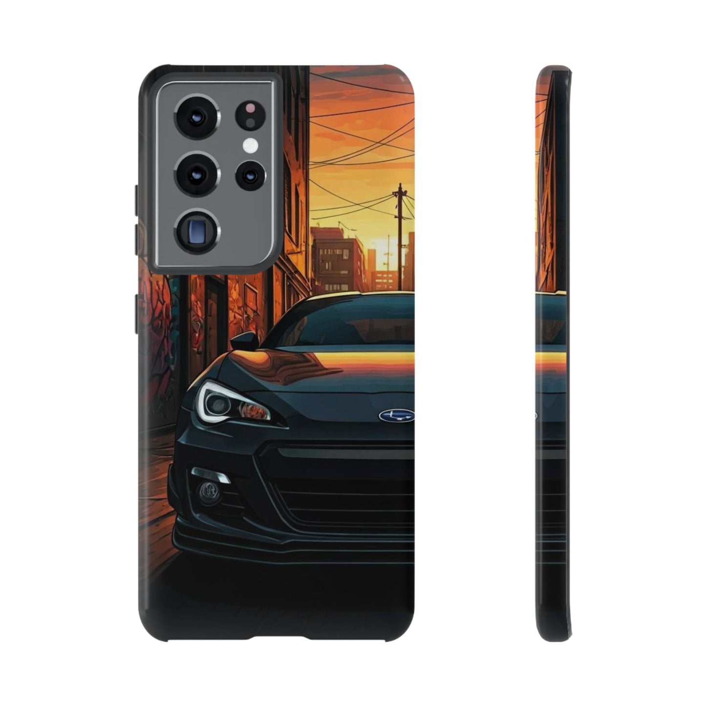 Subaru BRZ Street Life-Dual Layer Ultra Tough Phone Case Samsung Galaxy S21 Ultra Glossy Printify by The Night Shift Automotive Apparel