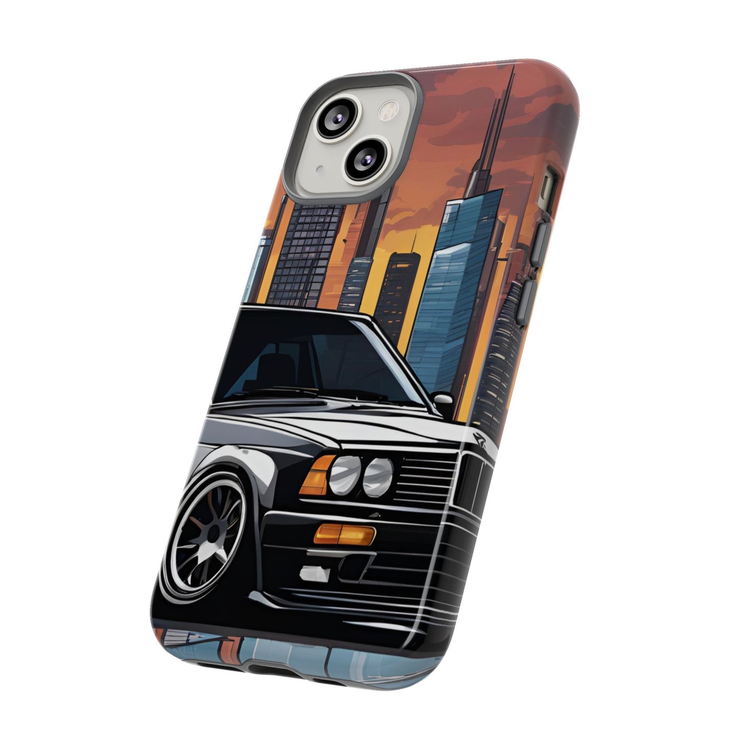 BMW E30 M3-Dual Layer Ultra Tough Phone Case Printify by The Night Shift Automotive Apparel