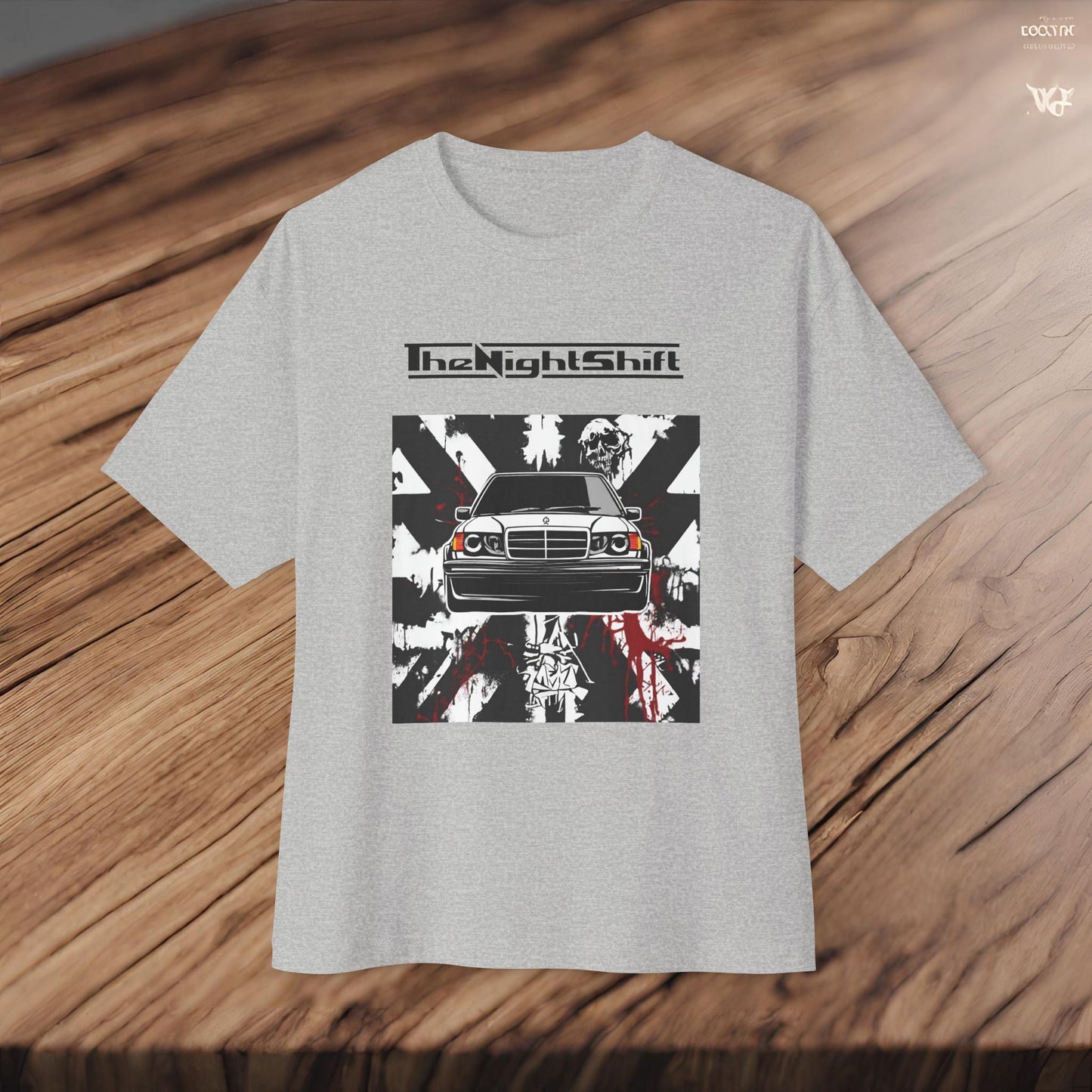 Mercedes Benz 190e Evo 2 AMG- Premium, Ultra Soft, Unisex Oversized Boxy Tee Printify by The Night Shift Automotive Apparel