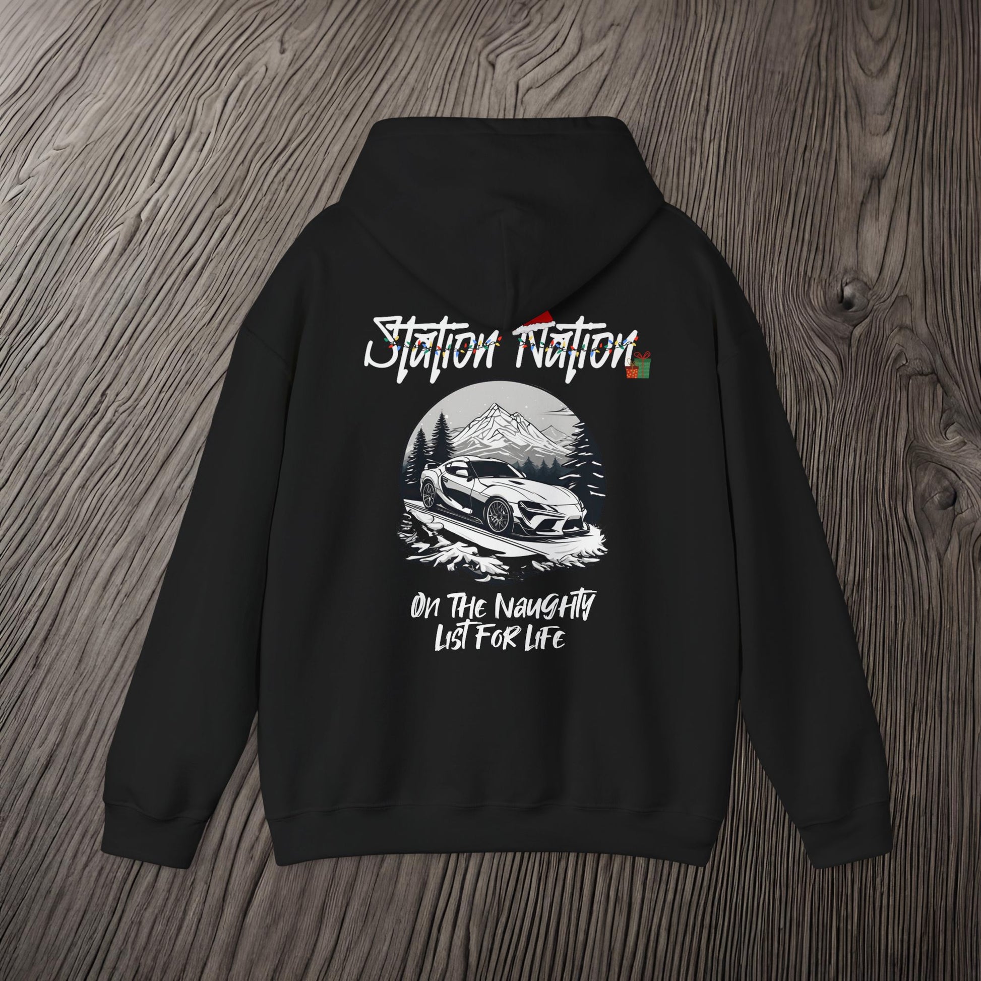 🎁 Christmas Limited Edition Station Nation-Ultra Soft, Premium Hoodie Printify by The Night Shift Automotive Apparel