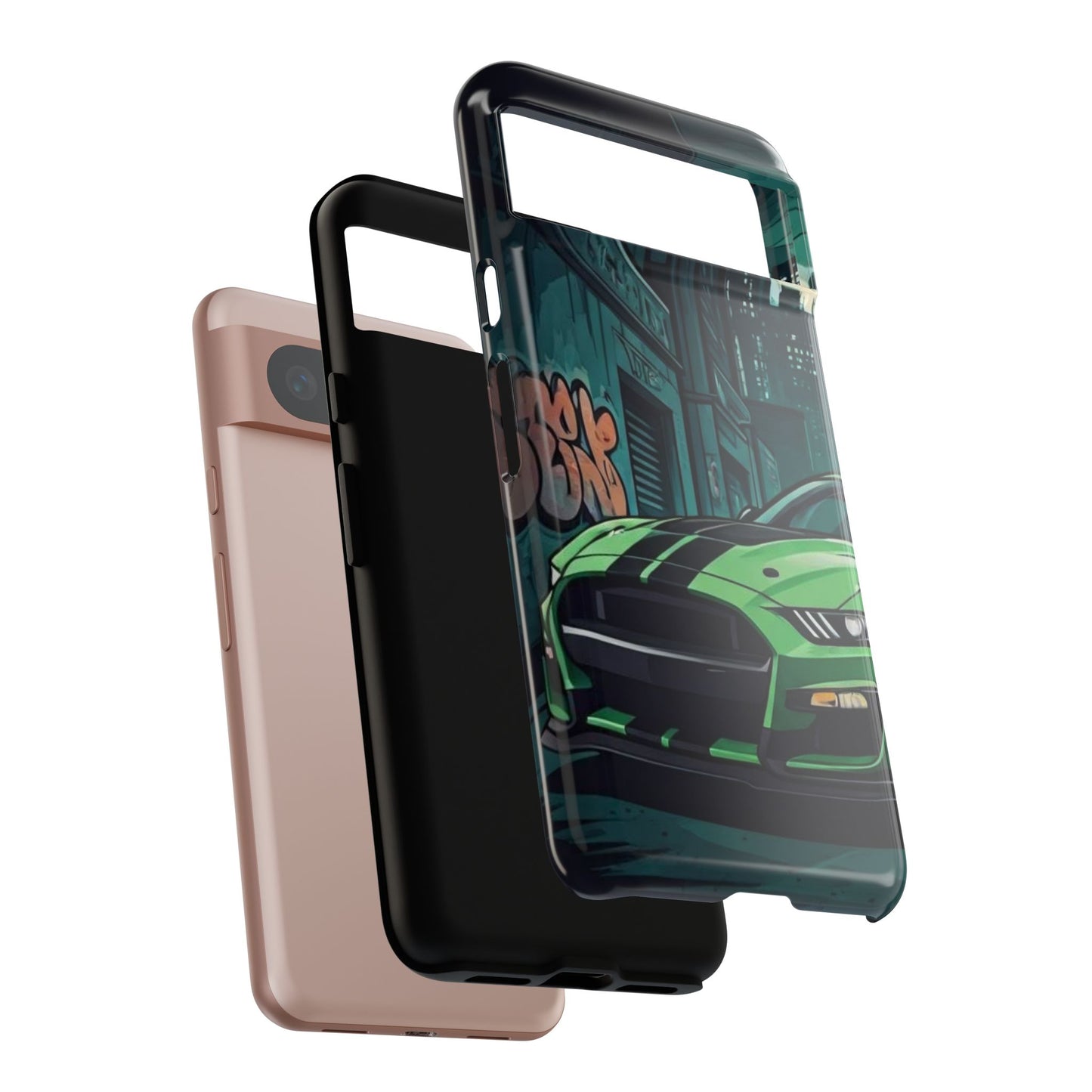 Ford Mustang Shelby GT500 Street Life-Dual Layer Ultra Tough Phone Case Printify by The Night Shift Automotive Apparel