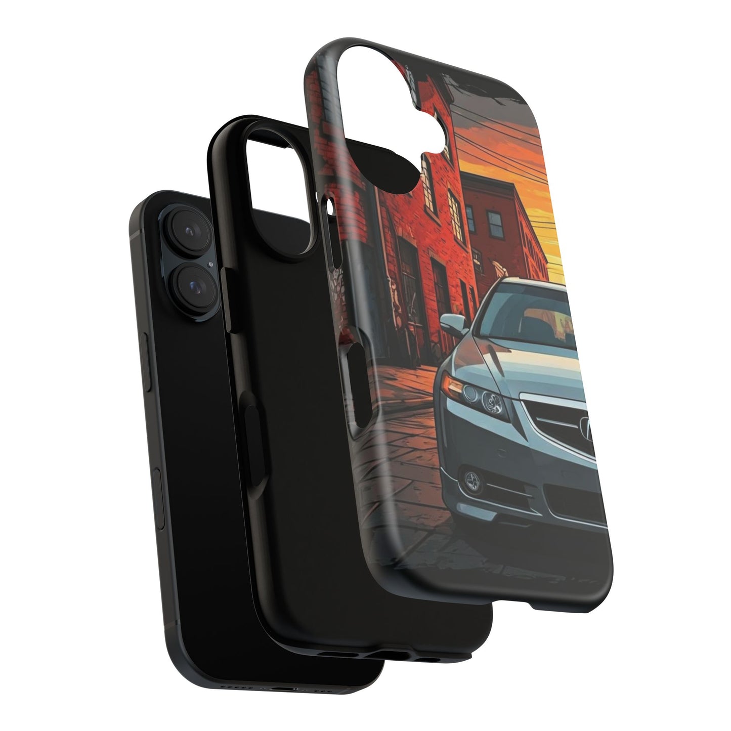 Acura TL Street Life-Dual Layer Ultra Tough Phone Case Printify by The Night Shift Automotive Apparel