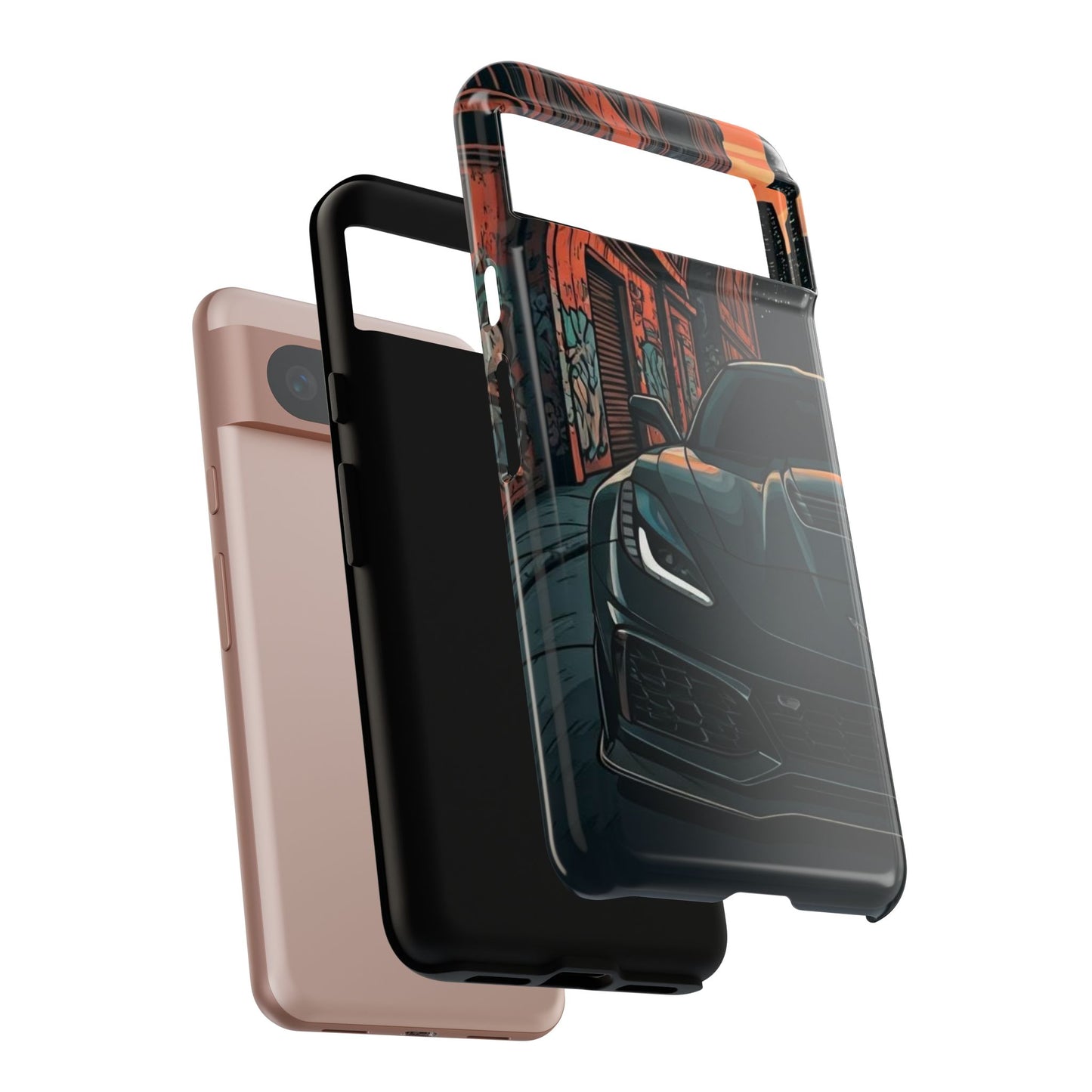 Chevy Corvette C7 Street Life-Dual Layer Ultra Tough Phone Case Printify by The Night Shift Automotive Apparel