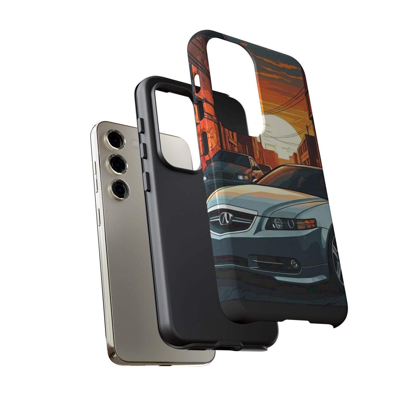 Acura TL Street Life-Dual Layer Ultra Tough Phone Case Printify by The Night Shift Automotive Apparel