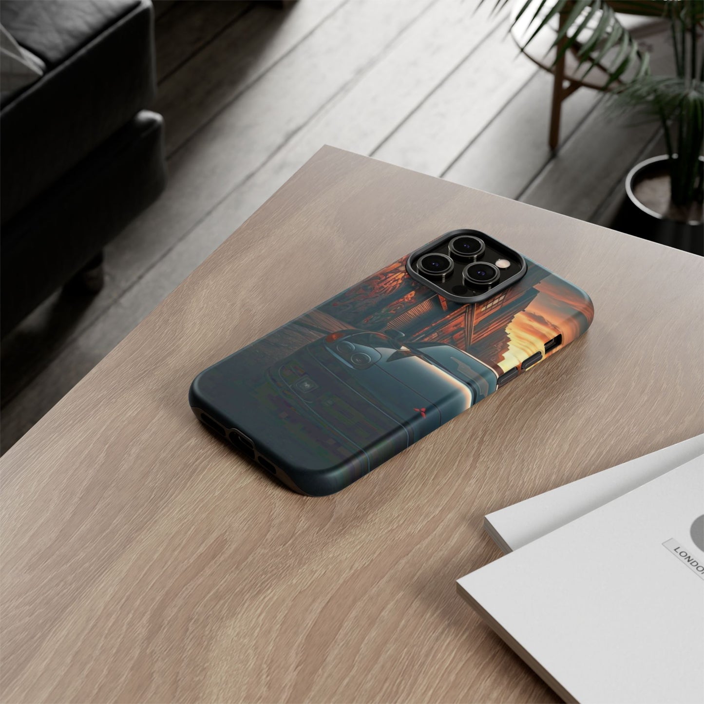 Mitsubishi 3000GT VR4 Street Life-Dual Layer Ultra Tough Phone Case iPhone 14 Pro Max Matte Printify by The Night Shift Automotive Apparel