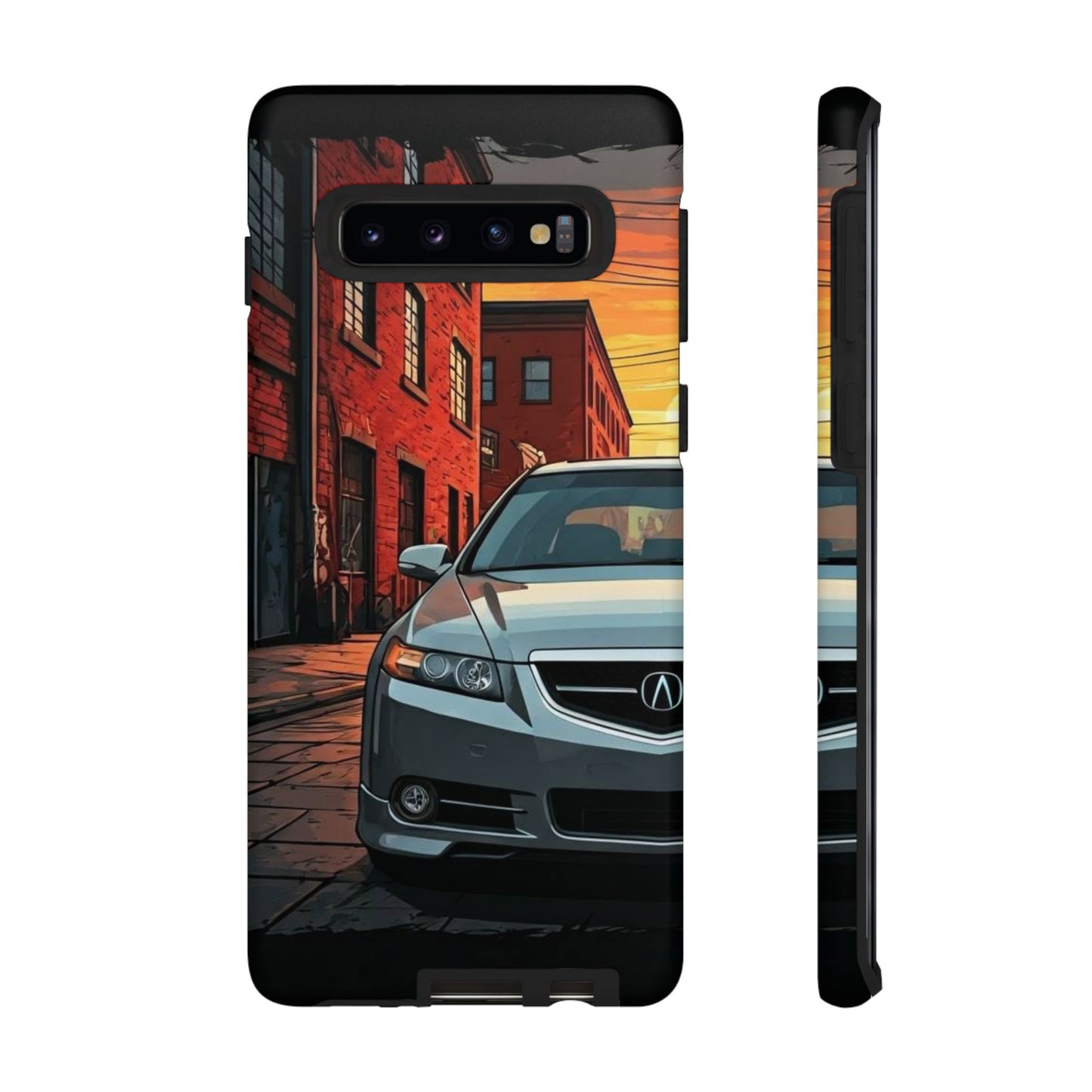 Acura TL Street Life-Dual Layer Ultra Tough Phone Case Samsung Galaxy S10 Matte Printify by The Night Shift Automotive Apparel