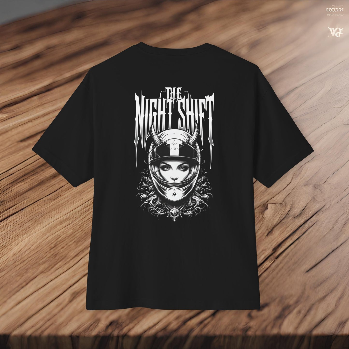 The Night Shift Track Queen-Premium, Ultra Soft Unisex Oversized Boxy Tee Printify by The Night Shift Automotive Apparel