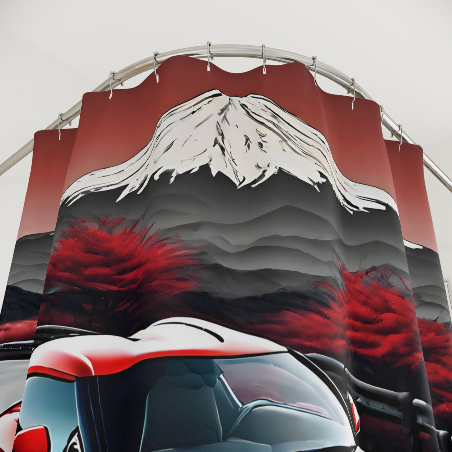 Shower Curtains Printify by The Night Shift Automotive Apparel