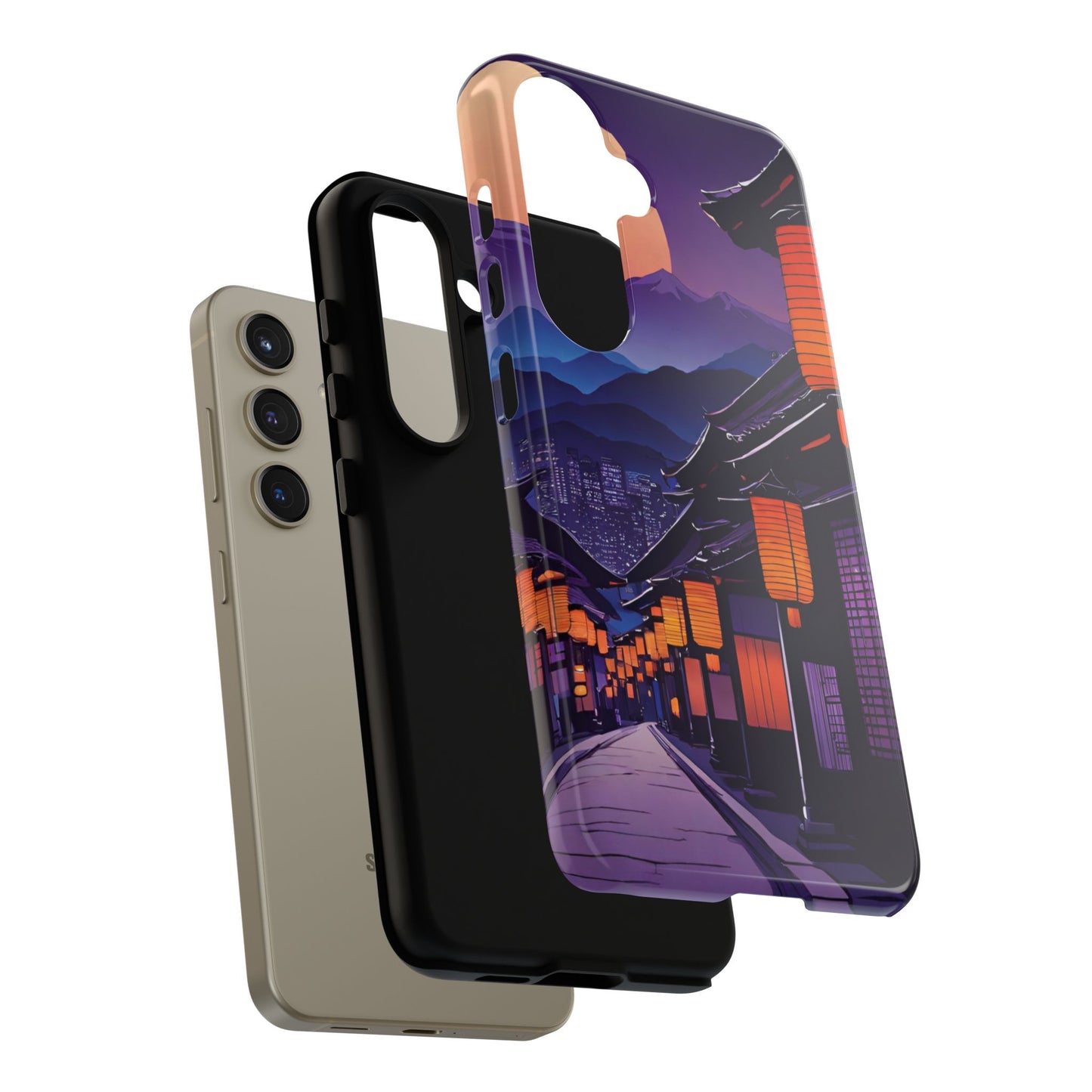 Traditional Japanese Village Countryside-Dual Layer Ultra Tough Phone Case Printify by The Night Shift Automotive Apparel