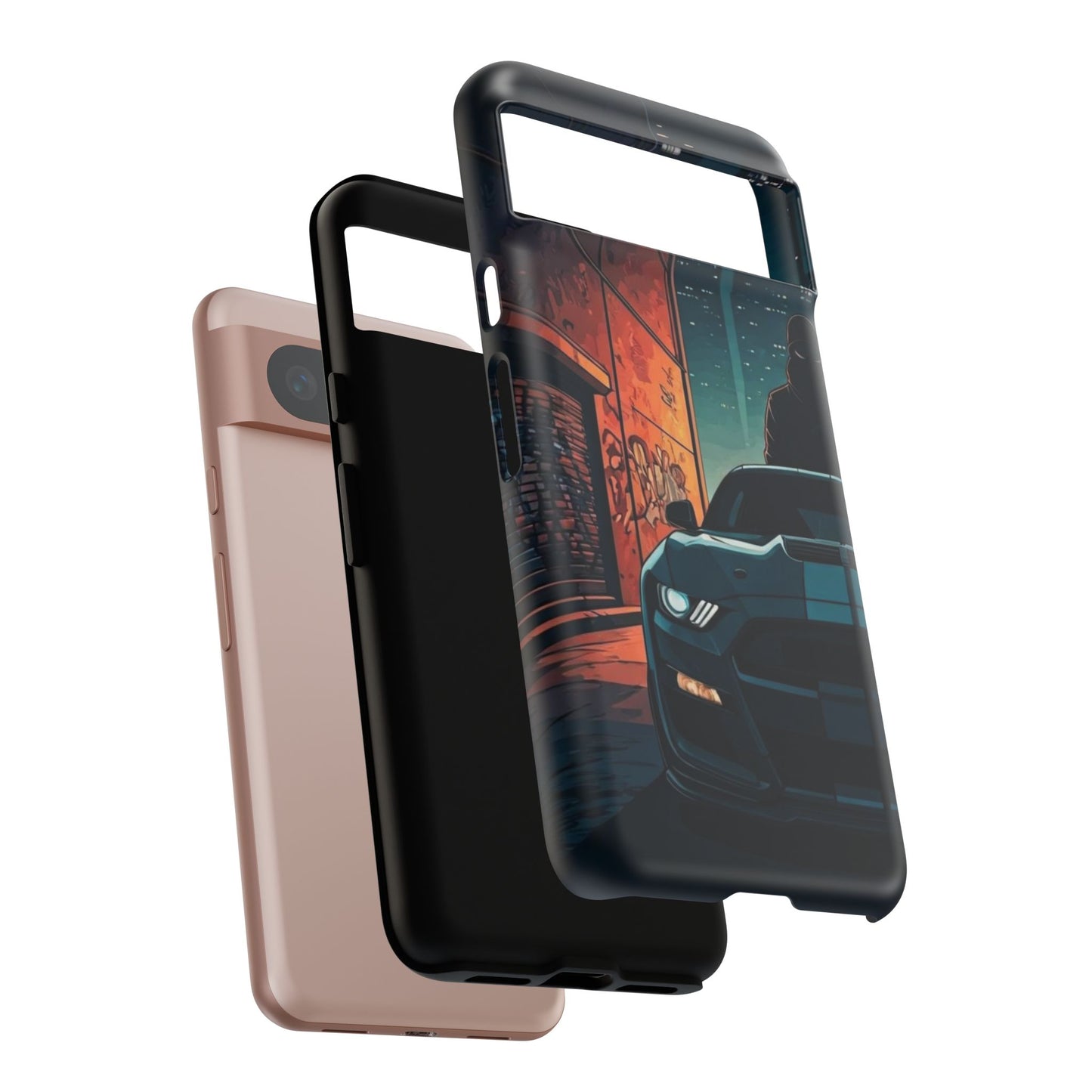 Ford Mustang Shelby GT350 Street Life-Dual Layer Ultra Tough Phone Case Printify by The Night Shift Automotive Apparel