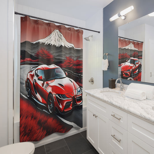 Shower Curtains Printify by The Night Shift Automotive Apparel