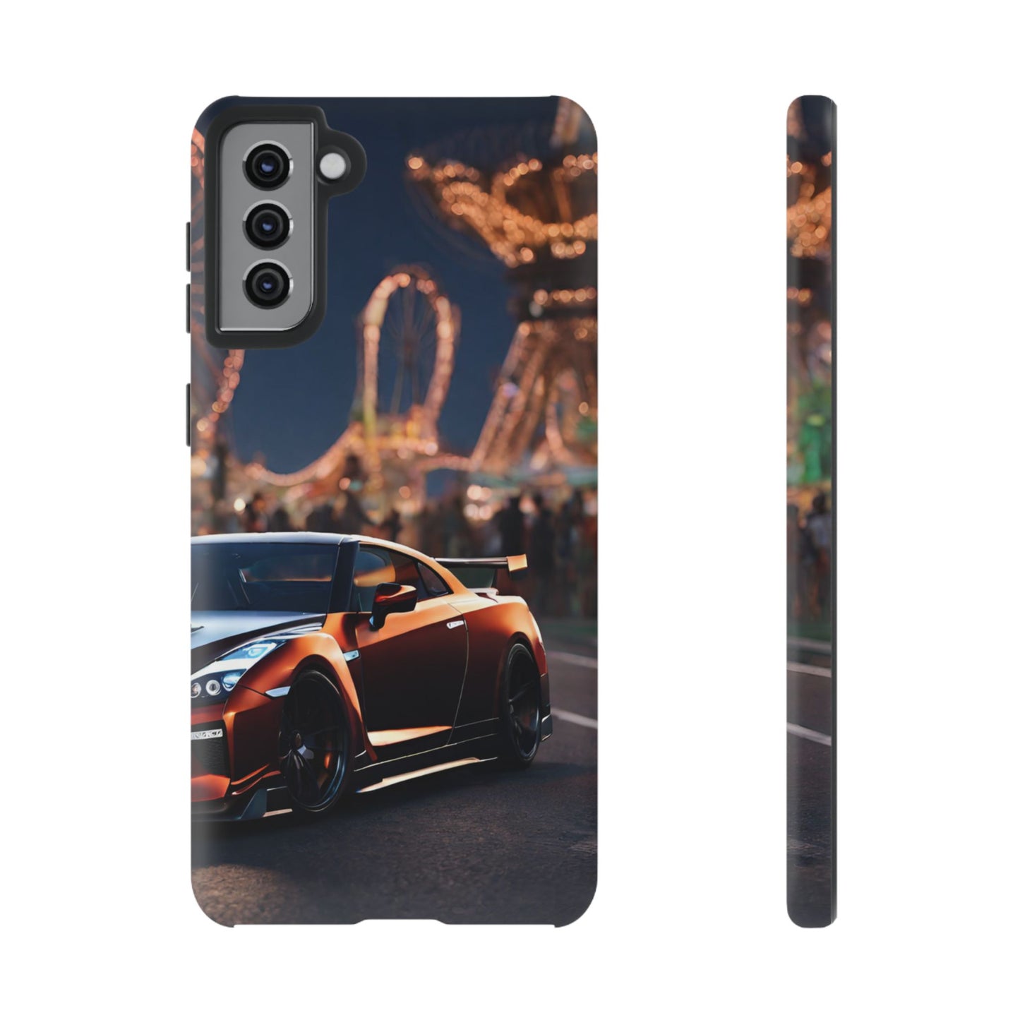 Nissan GTR R35-Dual Layer Ultra Tough Phone Case Samsung Galaxy S21 Plus Matte Printify by The Night Shift Automotive Apparel