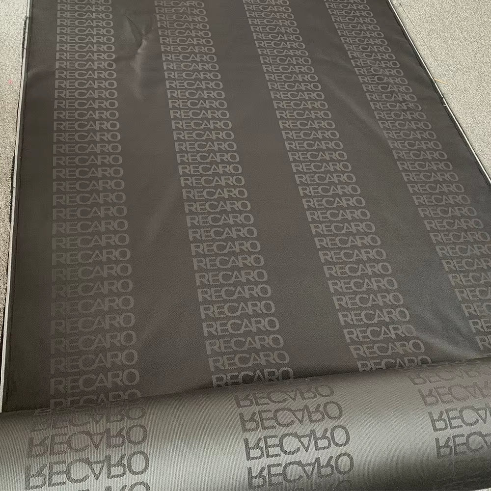 1Pcs JDM Style High Quality Hyper Bride Recaro Seats Fabric Racing Car Seat Cover Headliner Door Panel Cloth 100CM X160Cm Recaro Black The Night Shift Performance Street Gear by The Night Shift Automotive Apparel