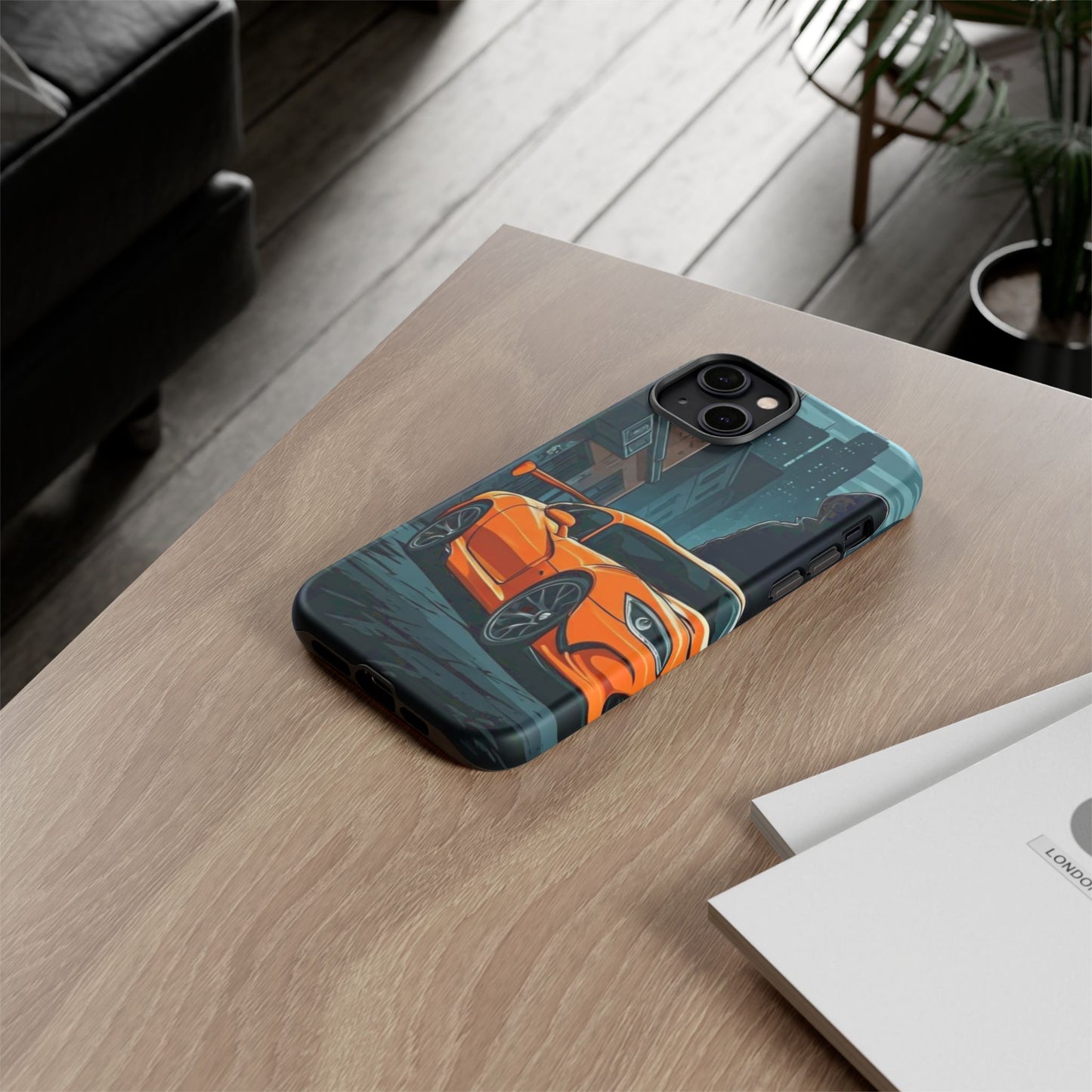 Dodge Viper SRT-10 Street Life-Dual Layer Ultra Tough Phone Case iPhone 14 Plus Matte Printify by The Night Shift Automotive Apparel