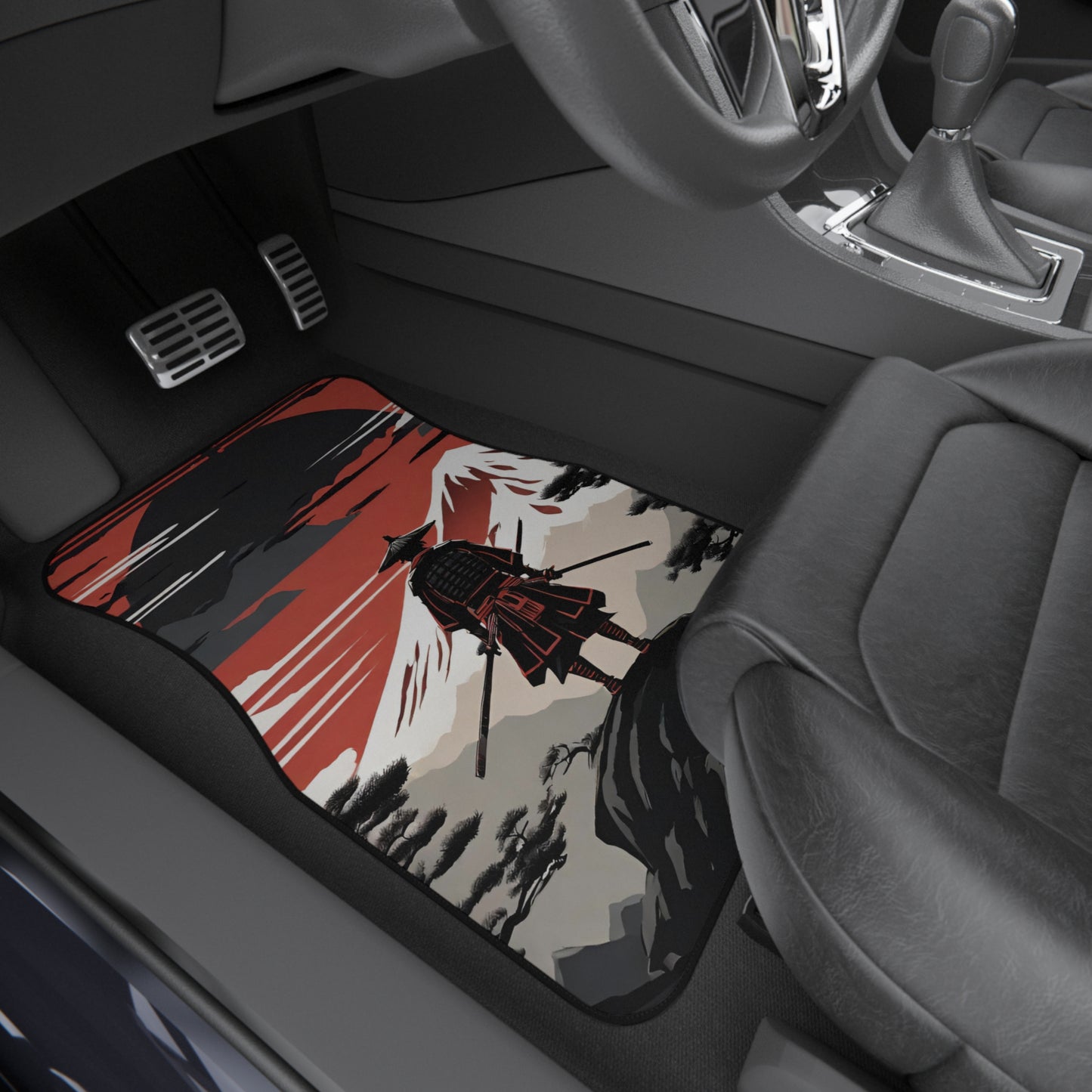 The Way Of The Samurai-Premium, High Quality Car Floor Mats (Set of 4) Printify by The Night Shift Automotive Apparel