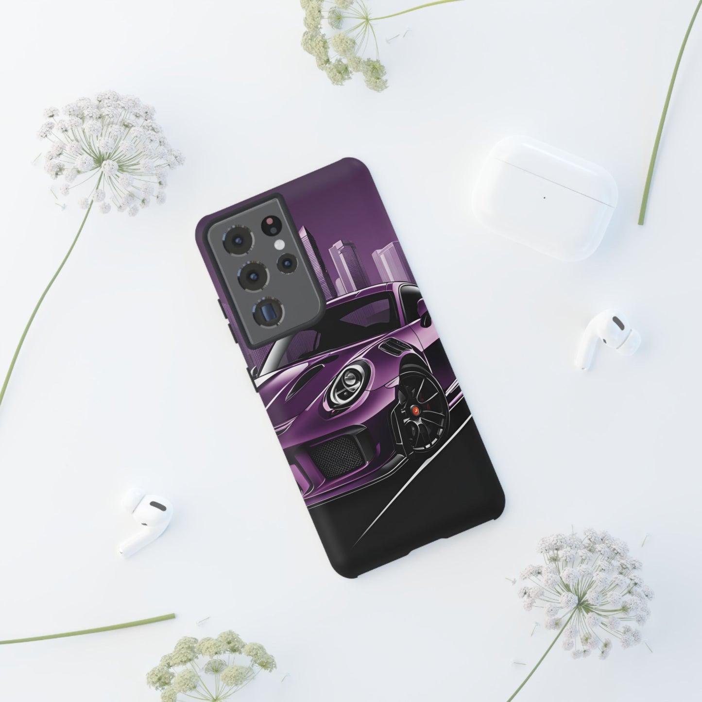 Porsche 911 GT3 RS-Dual Layer Ultra Tough Phone Case Printify by The Night Shift Automotive Apparel