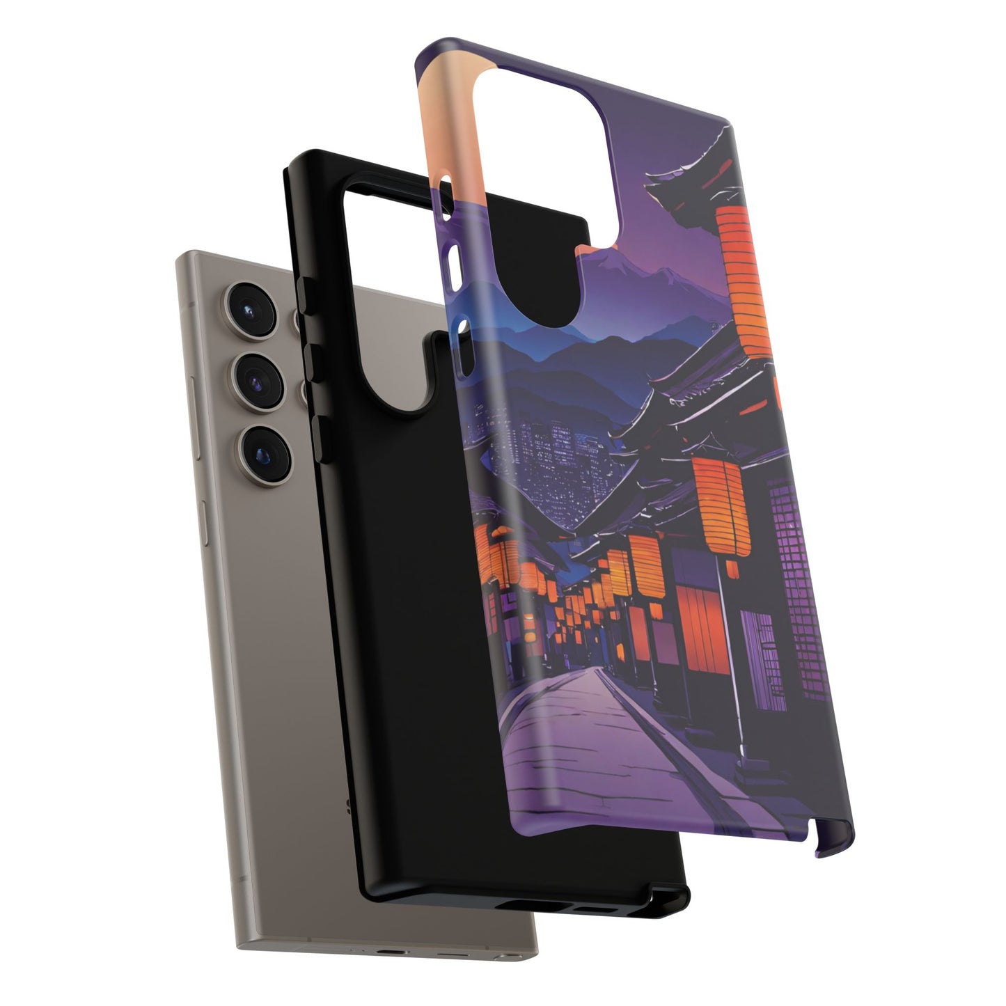 Traditional Japanese Village Countryside-Dual Layer Ultra Tough Phone Case Printify by The Night Shift Automotive Apparel