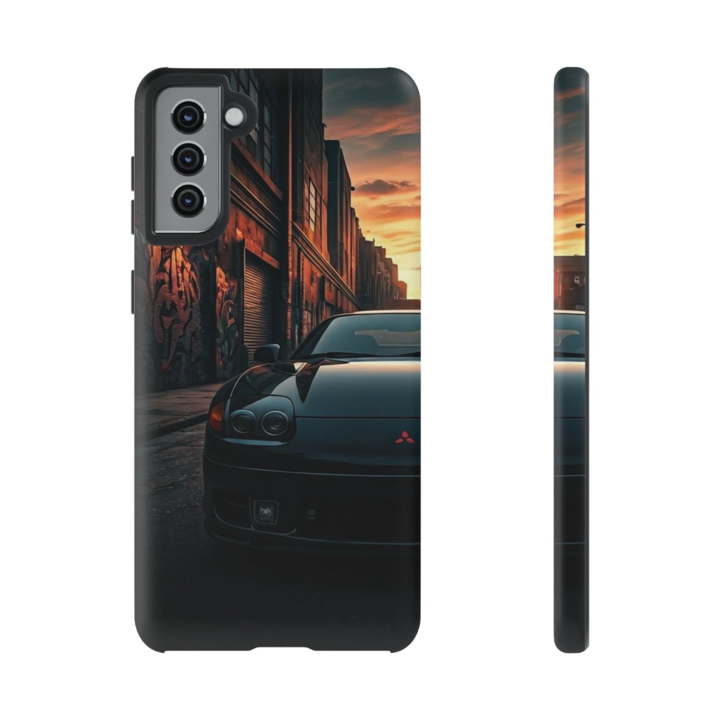 Mitsubishi 3000GT VR4 Street Life-Dual Layer Ultra Tough Phone Case Samsung Galaxy S21 Plus Matte Printify by The Night Shift Automotive Apparel