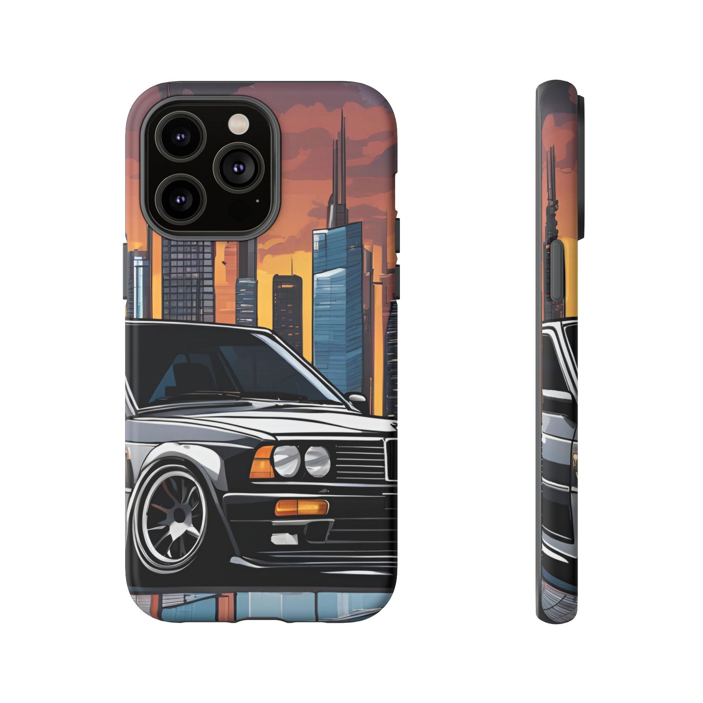 BMW E30 M3-Dual Layer Ultra Tough Phone Case Printify by The Night Shift Automotive Apparel