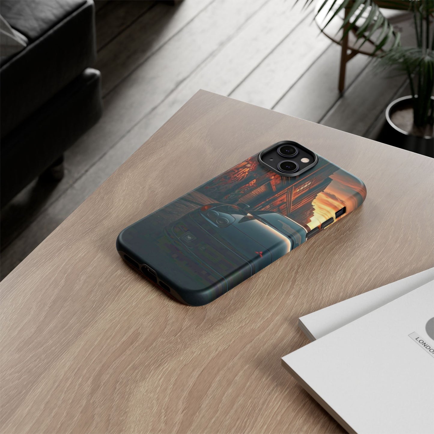 Mitsubishi 3000GT VR4 Street Life-Dual Layer Ultra Tough Phone Case iPhone 14 Plus Matte Printify by The Night Shift Automotive Apparel