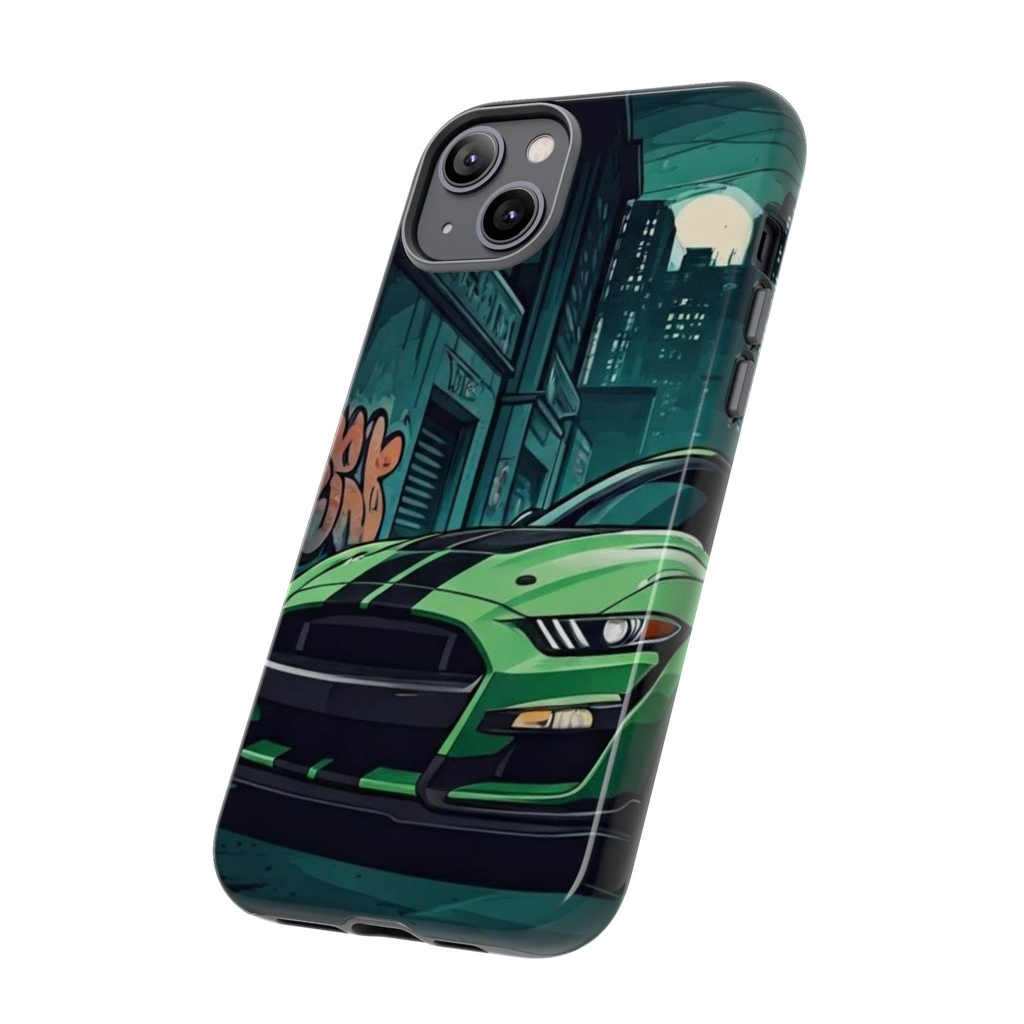 Ford Mustang Shelby GT500 Street Life-Dual Layer Ultra Tough Phone Case Printify by The Night Shift Automotive Apparel