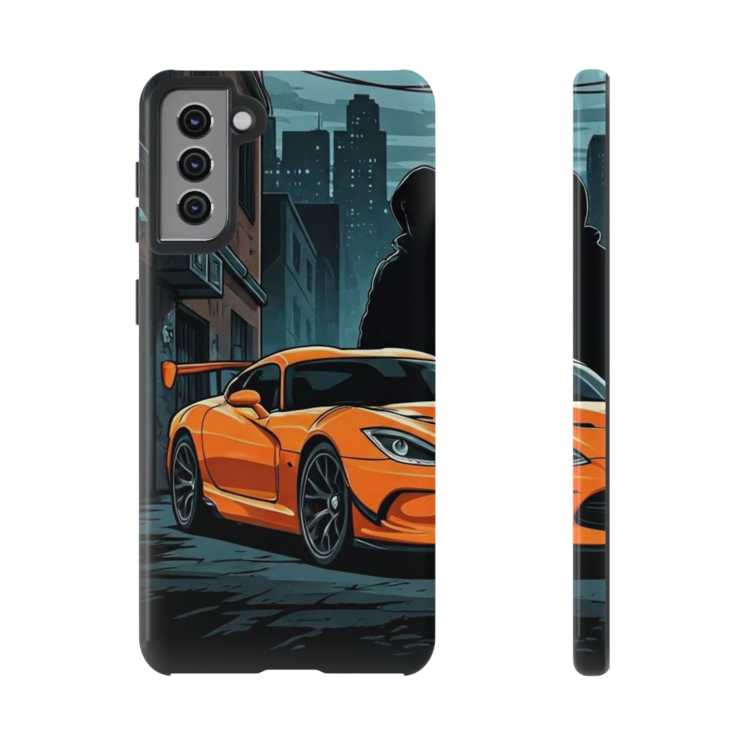 Dodge Viper SRT-10 Street Life-Dual Layer Ultra Tough Phone Case Samsung Galaxy S21 Plus Glossy Printify by The Night Shift Automotive Apparel