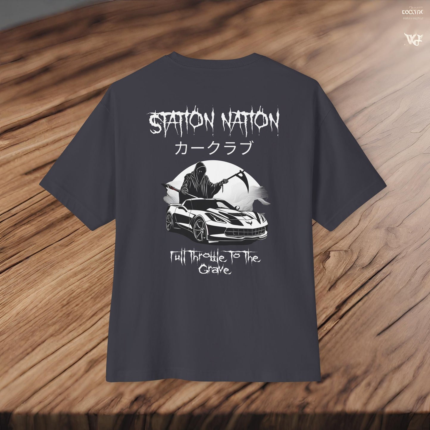 👻 HALLOWEEN LIMITED EDITION Chevy Corvette-Premium, Ultra Soft Oversized Boxy Tee