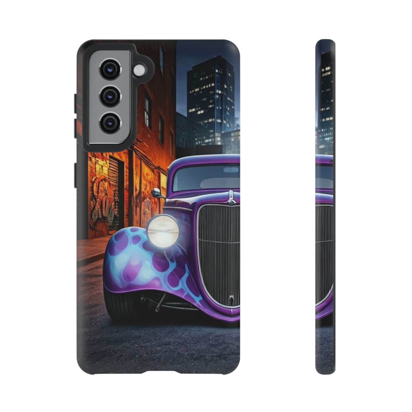 1934 Ford Street Life-Dual Layer Ultra Tough Phone Case Samsung Galaxy S21 Matte Printify by The Night Shift Automotive Apparel