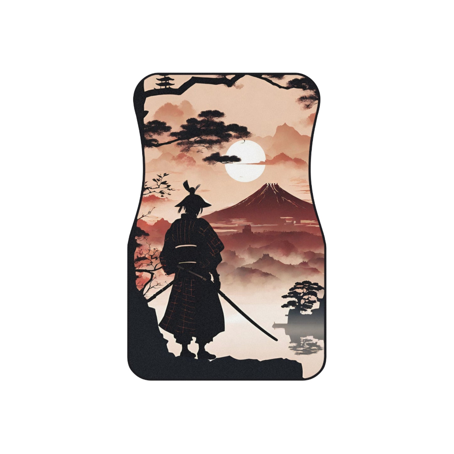 The Way Of The Samurai-Premium, High Quality Car Floor Mats (Set of 2 Front Floor Mats) Printify by The Night Shift Automotive Apparel