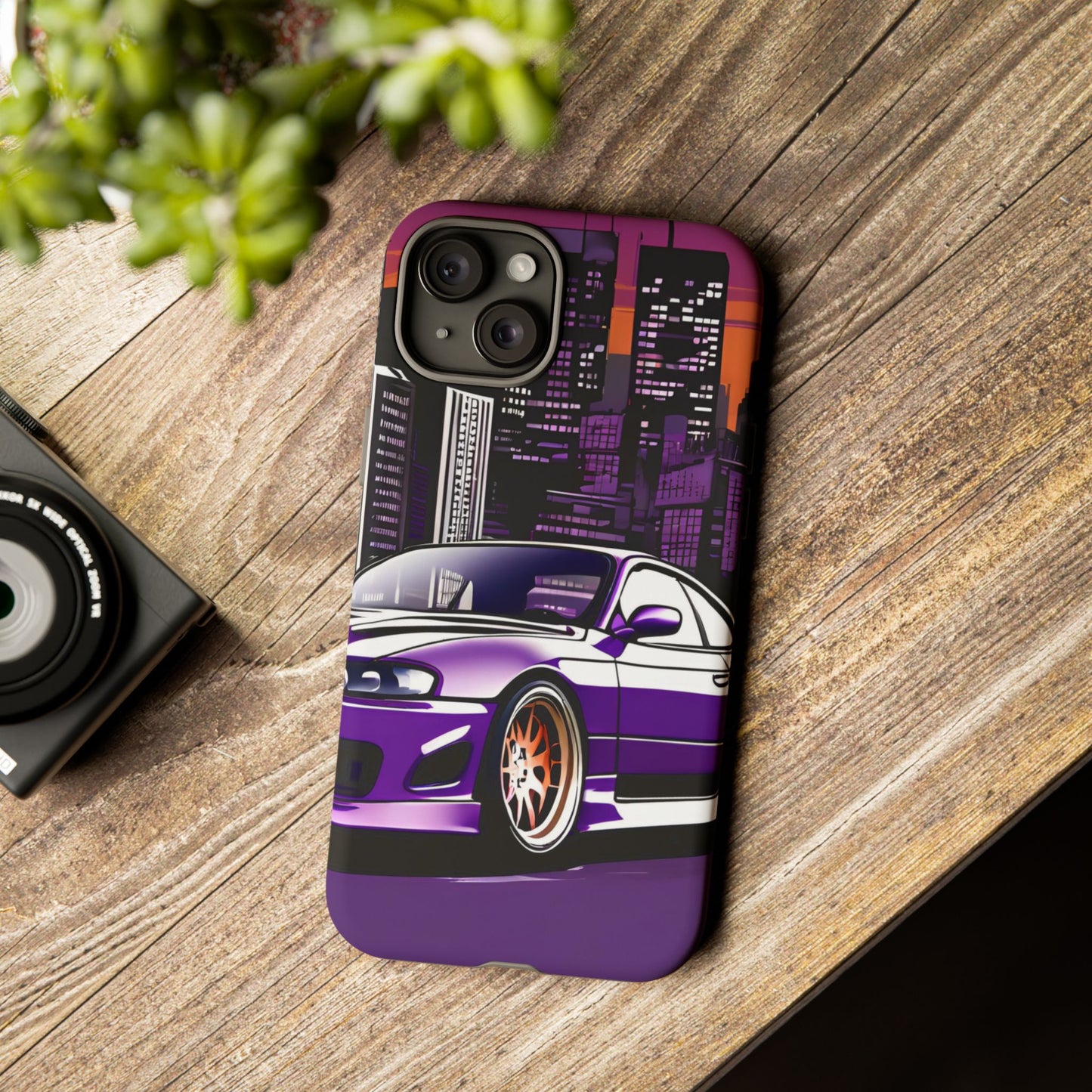 Nissan 240sx S15-Dual Layer Ultra Tough Phone Case iPhone 15 Plus Matte Printify by The Night Shift Automotive Apparel