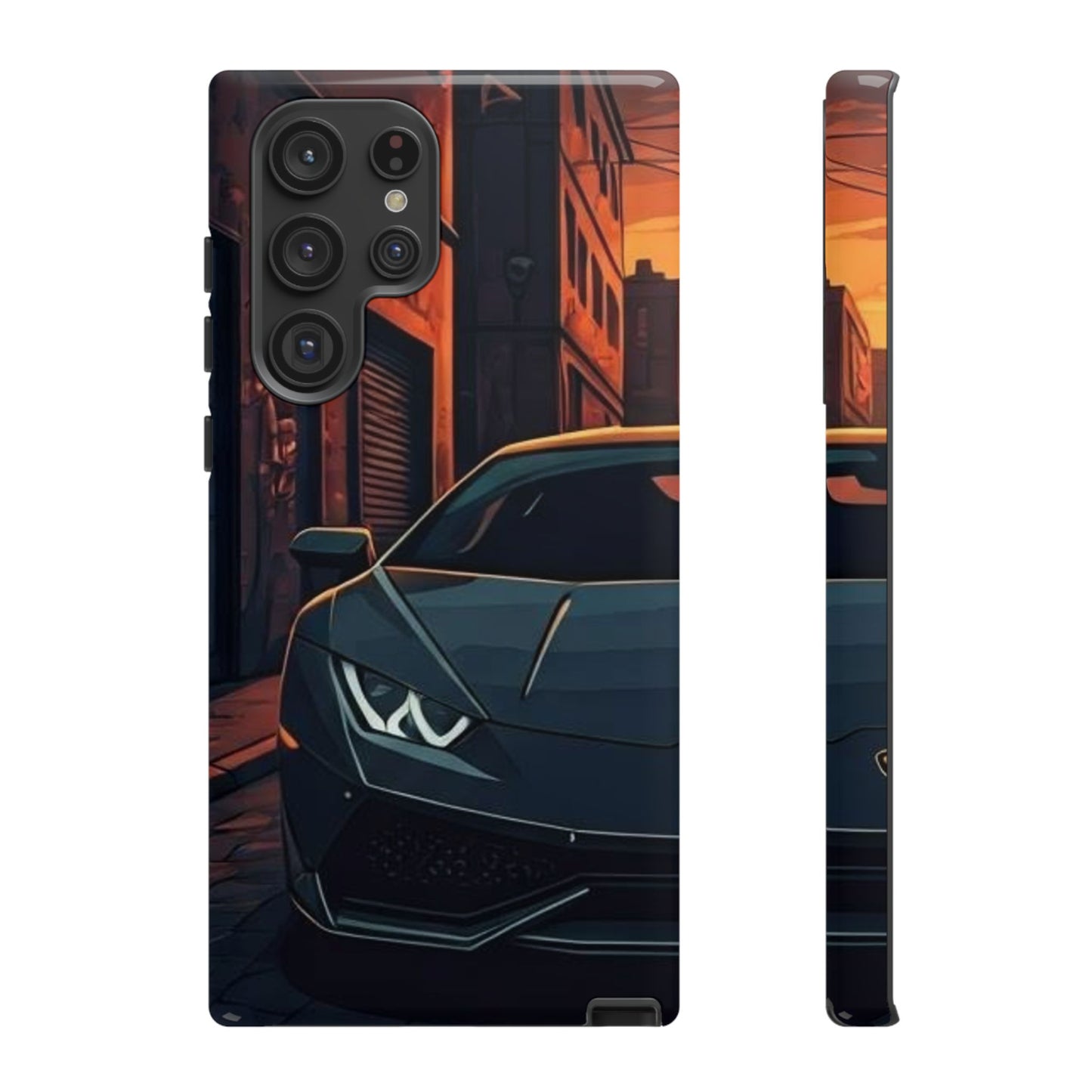 Lamborghini Huracan Street Life-Dual Layer Ultra Tough Phone Case Printify by The Night Shift Automotive Apparel